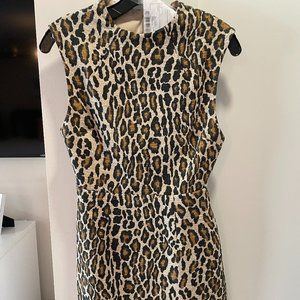 Leopard print Midi Dress